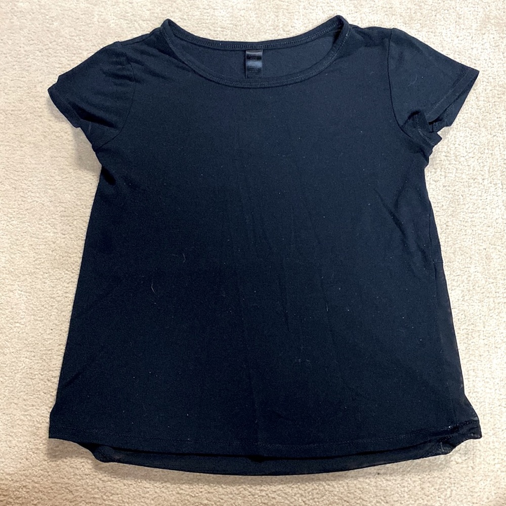 Mesh back kids shirt